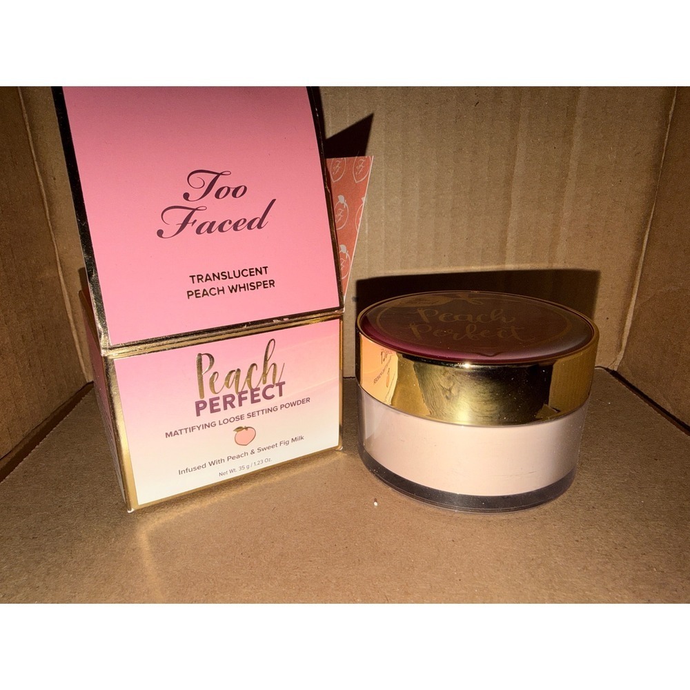 Too Faced Peach Perfect Mattifying Loose Setting Powder‎ Translucent Whisper